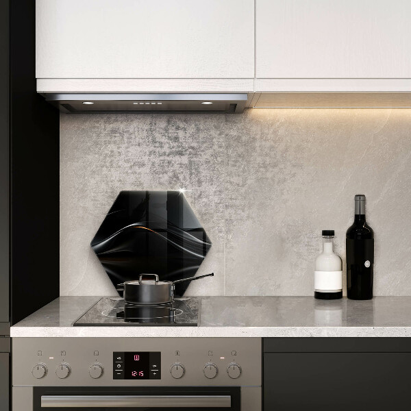 Skärbräda glas sexhörning Abstrakt 3D-design