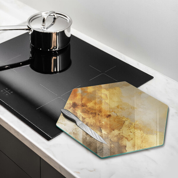 Skärbräda glas sexhörning Rik konsistens