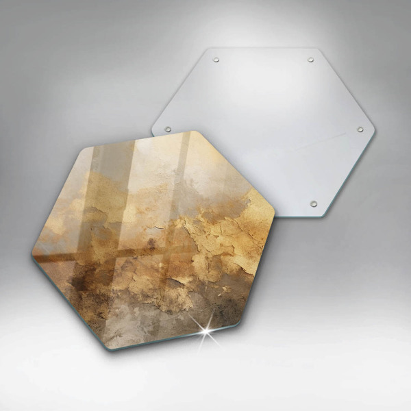 Skärbräda glas sexhörning Rik konsistens