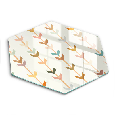 Skärbräda glas sexhörning Geometriska element