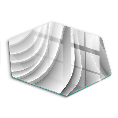 Skärbräda glas sexhörning Geometriska linjer