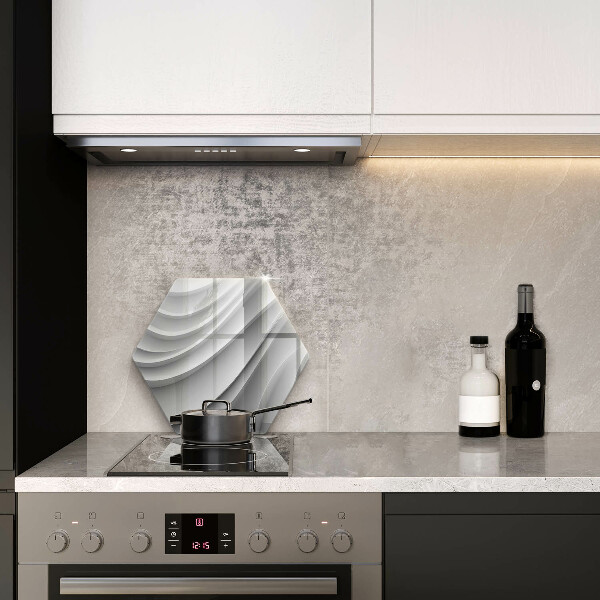 Skärbräda glas sexhörning Geometriska linjer