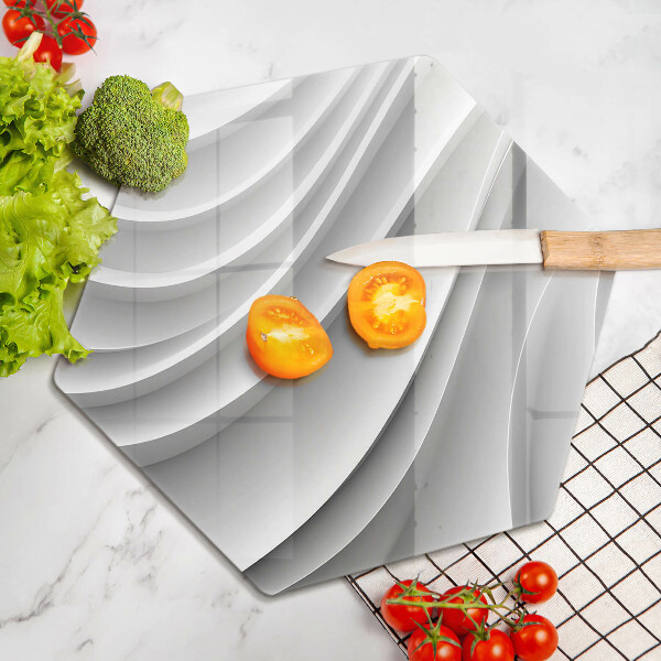 Skärbräda glas sexhörning Geometriska linjer