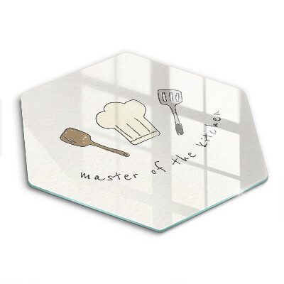 Skärbräda glas sexhörning Kökets mästare