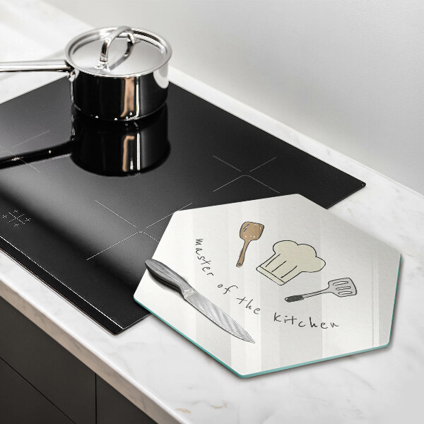 Skärbräda glas sexhörning Kökets mästare