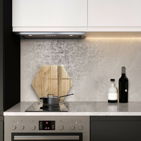 Skärbräda glas sexhörning Ömtåliga träskivor