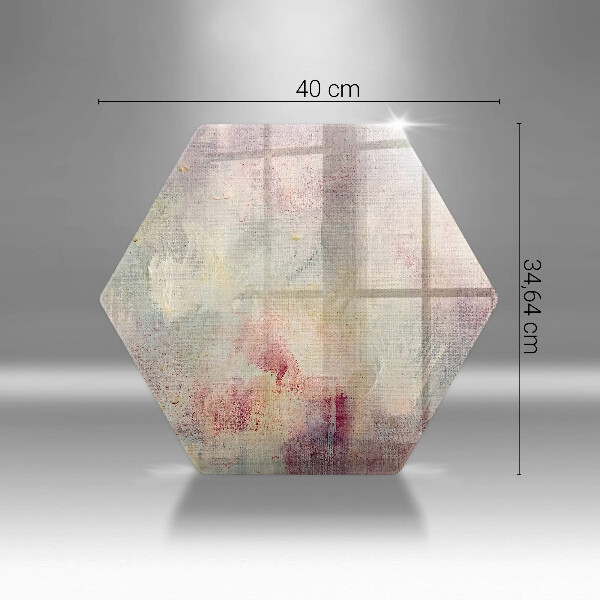 Skärbräda glas sexhörning Måla textur bakgrund