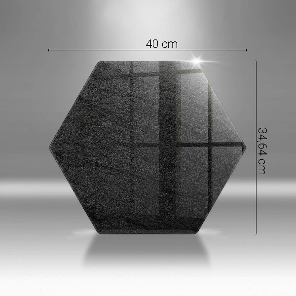 Skärbräda glas sexhörning Sten textur