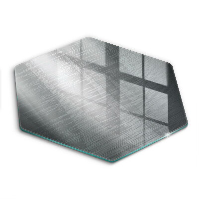 Skärbräda glas sexhörning Metallstruktur