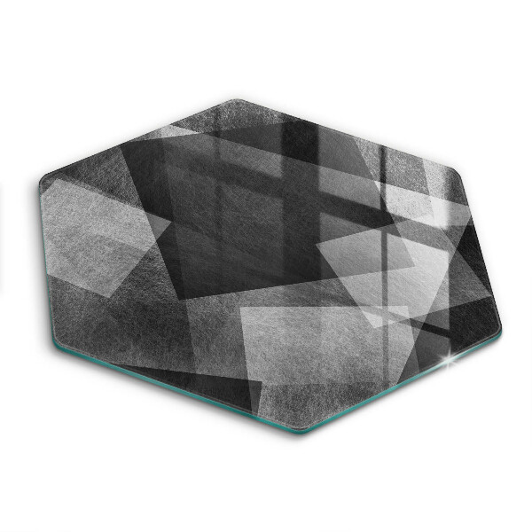Skärbräda glas sexhörning Geometrisk abstraktion