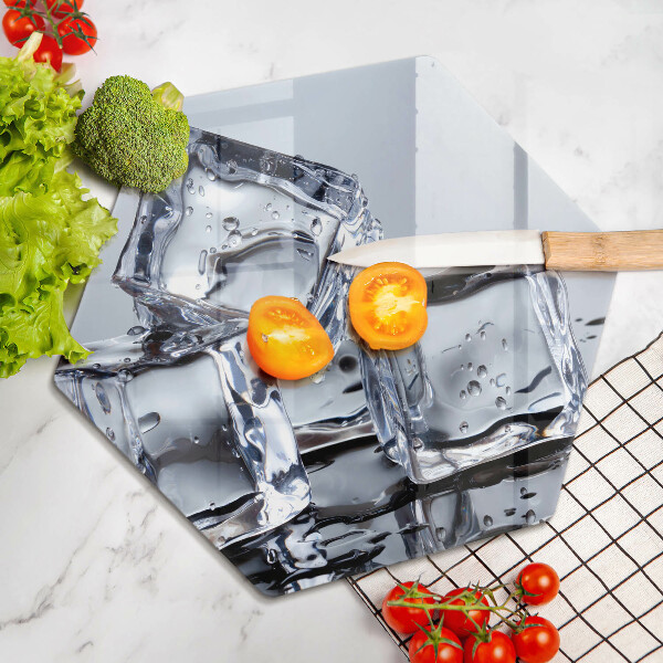 Skärbräda glas sexhörning Isbitar