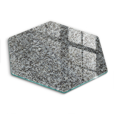 Skärbräda glas sexhörning Sten textur