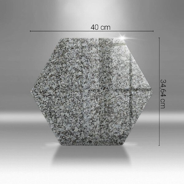 Skärbräda glas sexhörning Sten textur