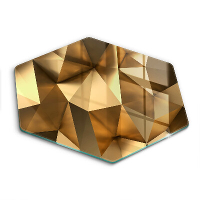 Skärbräda glas sexhörning Struktur abstraktion bakgrund