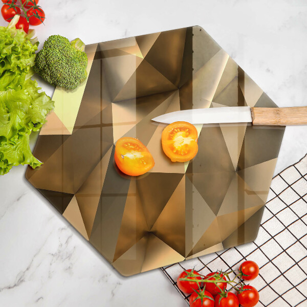 Skärbräda glas sexhörning Struktur abstraktion bakgrund