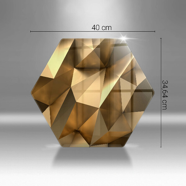 Skärbräda glas sexhörning Struktur abstraktion bakgrund
