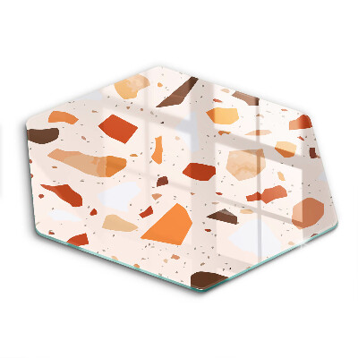 Skärbräda glas sexhörning Dekorativt stengods