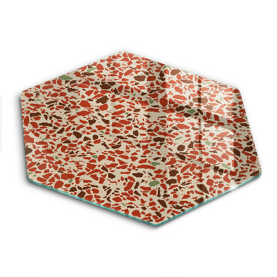 Skärbräda glas sexhörning Fint stengods