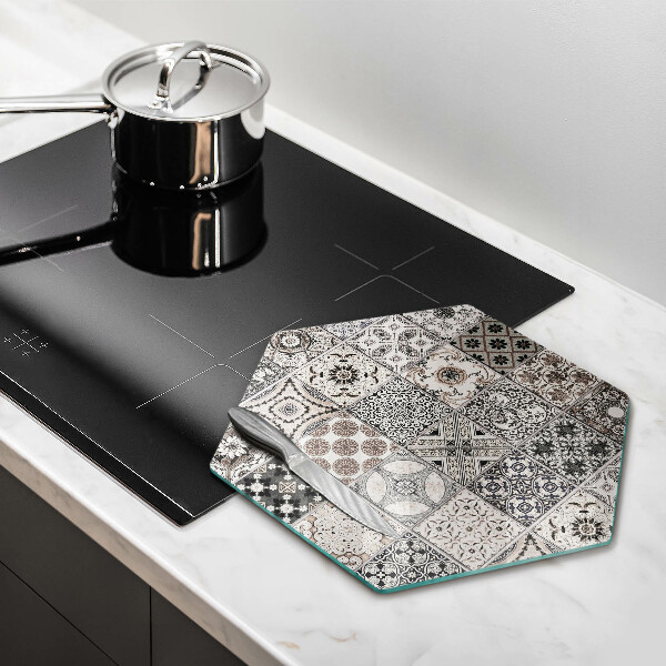 Skärbräda glas sexhörning Dekorativa plattor