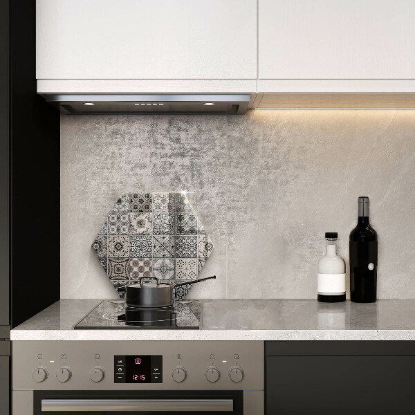 Skärbräda glas sexhörning Dekorativa plattor