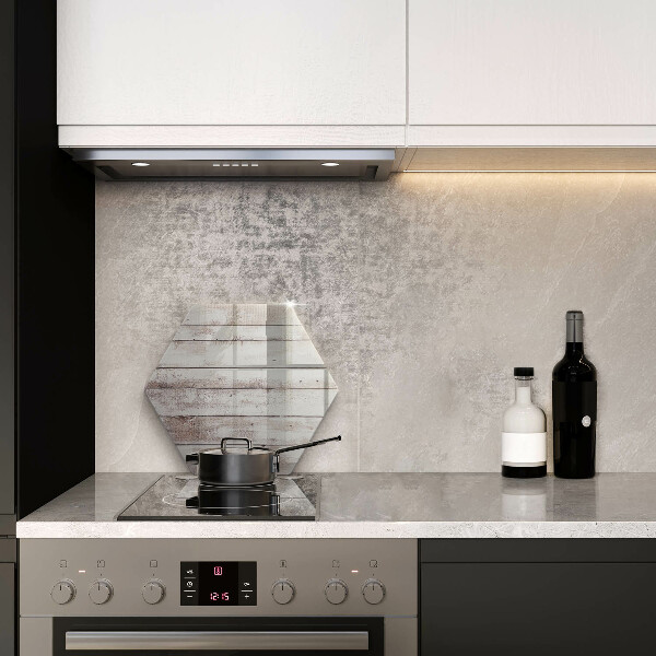 Skärbräda glas sexhörning Gamla träskivor