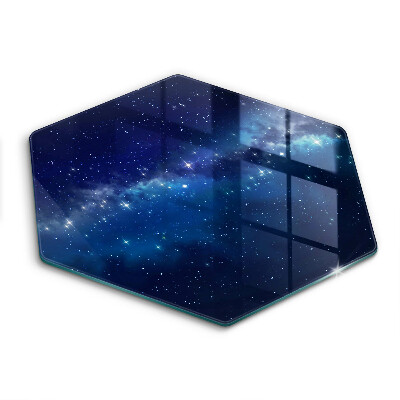 Skärbräda glas sexhörning Rymden och stjärnorna