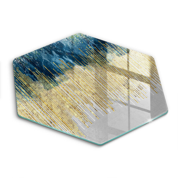 Skärbräda glas sexhörning Designer abstraktion