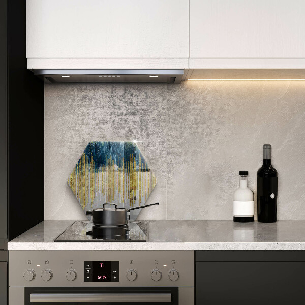 Skärbräda glas sexhörning Designer abstraktion