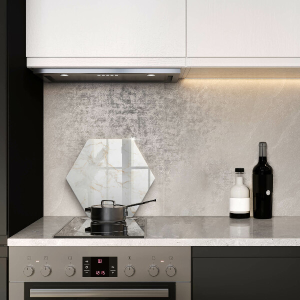 Skärbräda glas sexhörning Elegant marmorsten