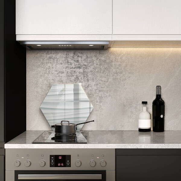 Skärbräda glas sexhörning Modern struktur