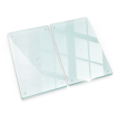 Skärbräda i glas transparent 2x30x52 cm