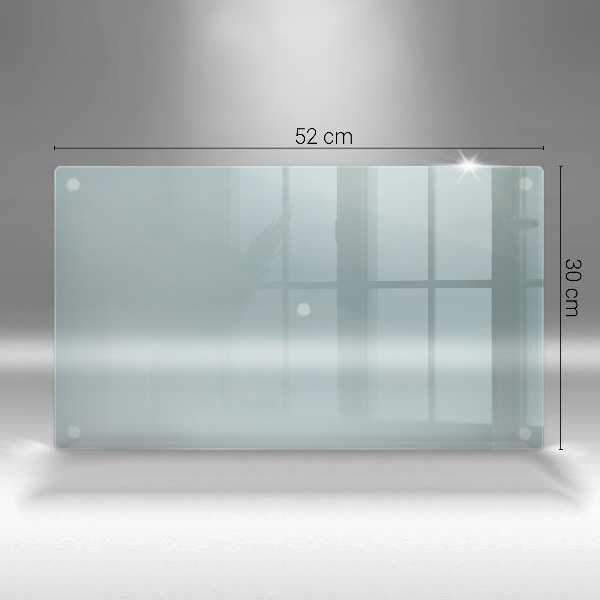 Skärbräda i glas transparent 52x30 cm