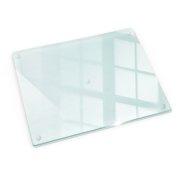 Skärbräda i glas transparent 52x40 cm