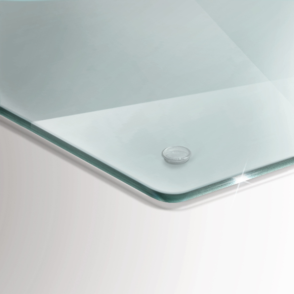 Skärbräda glas transparent 60x52 cm