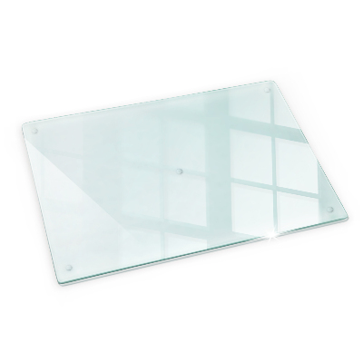 Skärbräda i glas 80x52 cm transparent