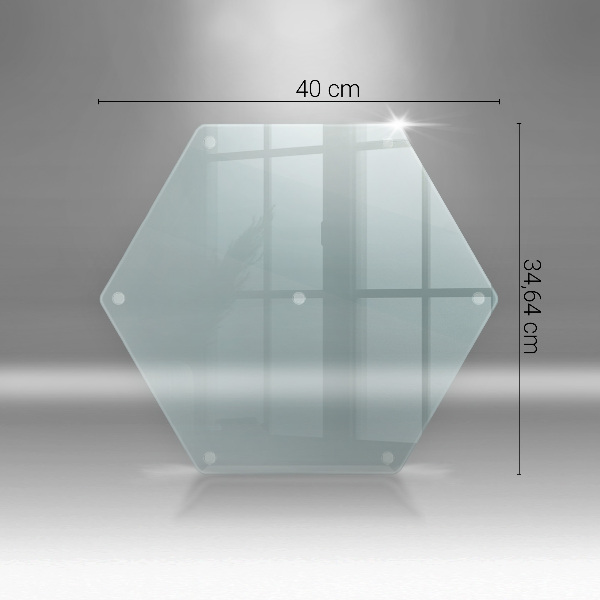 Skärbräda glas transparent h40 cm