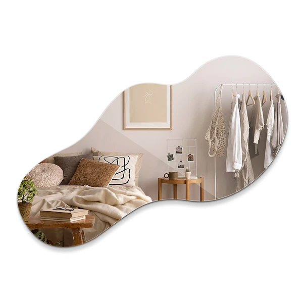 Asymmetrisk spegel elegant 40x80