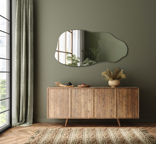 Asymmetrisk spegel fläck 40x80