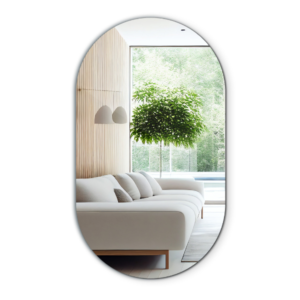 Oval spegel 46x80 cm