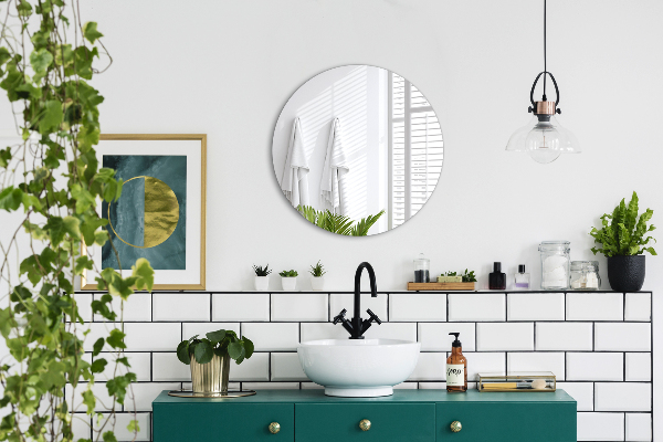 Rund spegel utan ram minimalistisk fi 100 cm