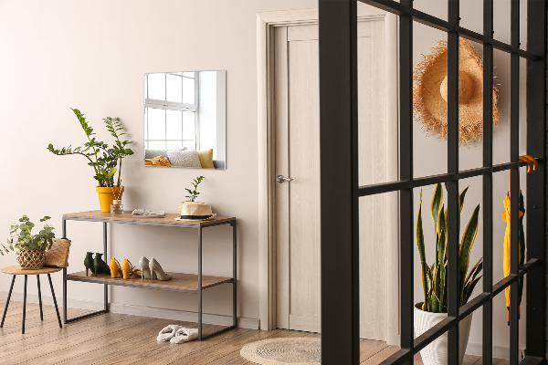 Rektangulär spegel utan ram 50x50 cm