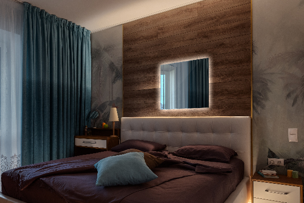 Rektangulär spegel 50x50 cm