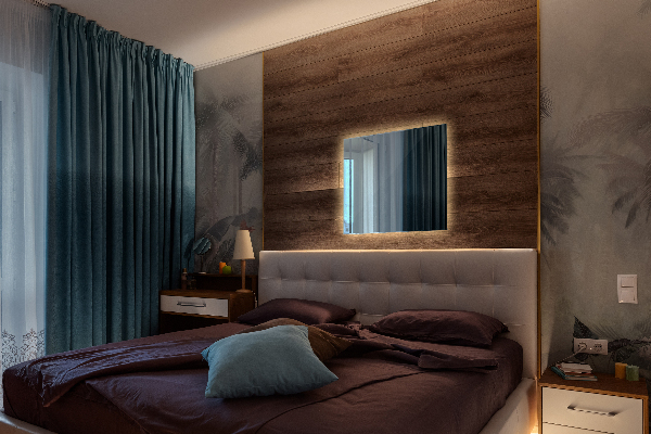 Rektangulär spegel 50x50 cm