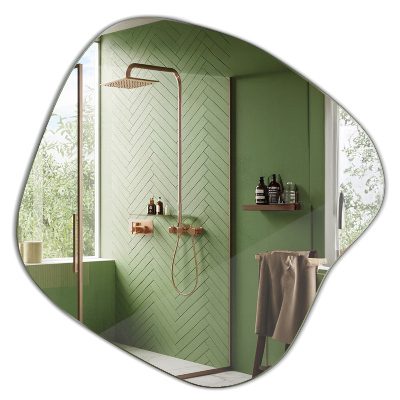 Spegel fläck asymmetrisk 48x48 cm