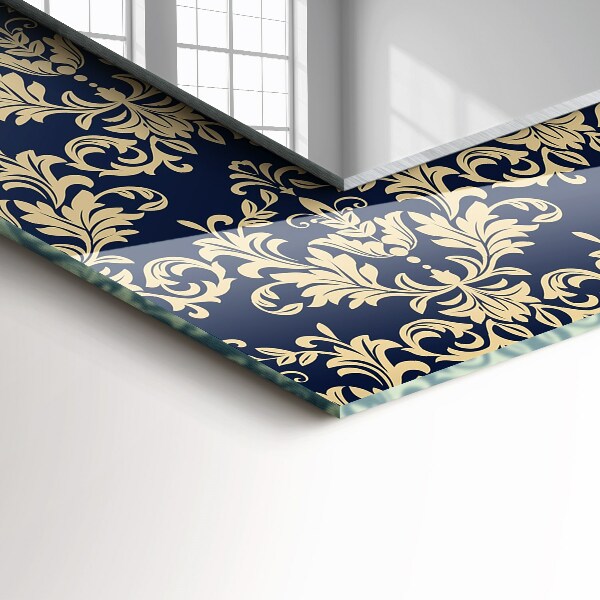 Spegel med tryck Viktorianska tapeter