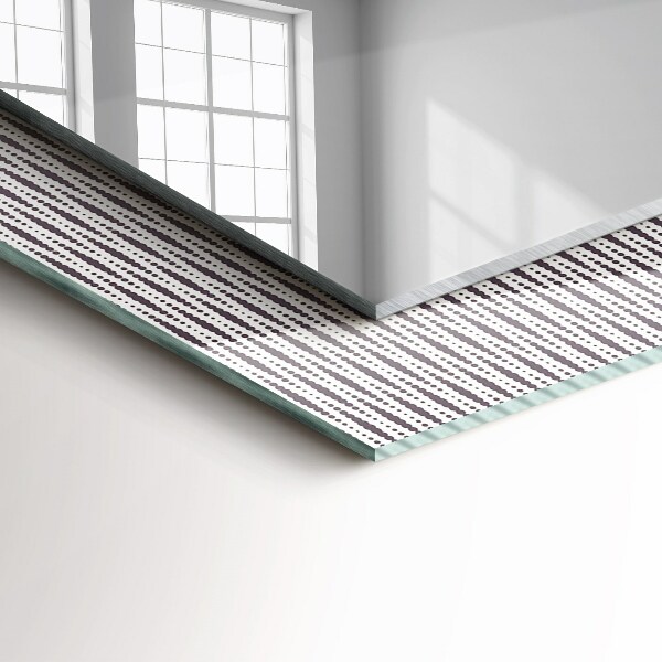 Spegel med tryck Tyg motiv