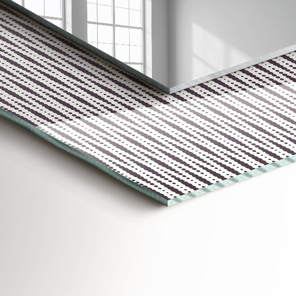 Spegel med tryck Tyg motiv