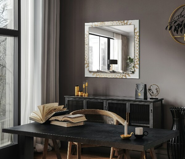 Spegel med tryck Mandala mönster