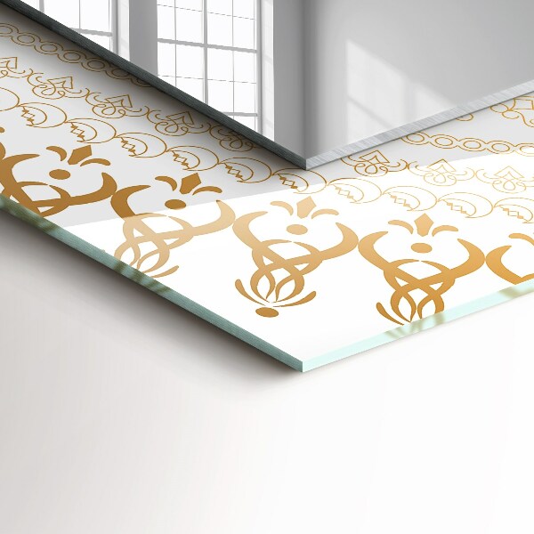 Spegel med tryck Mandala mönster