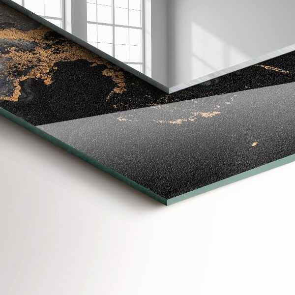 Spegel med tryck Samtida abstrakt konst